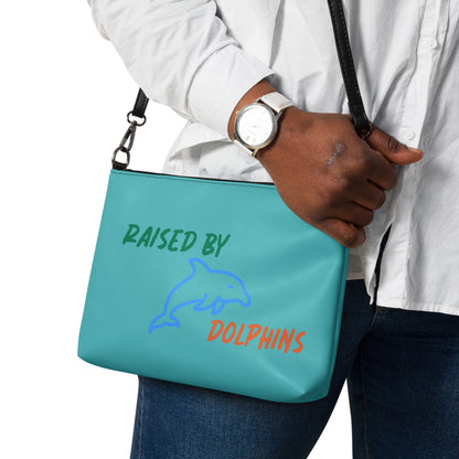 Raised By Dolphins Crossbody Bag