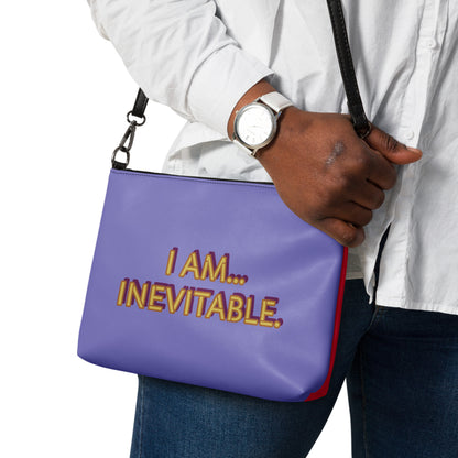 Tony Stark/Thanos Reversible Quotes Crossbody Bag