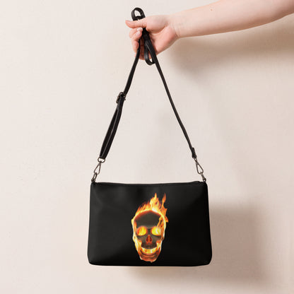 Ghost Rider Quote Crossbody Bag