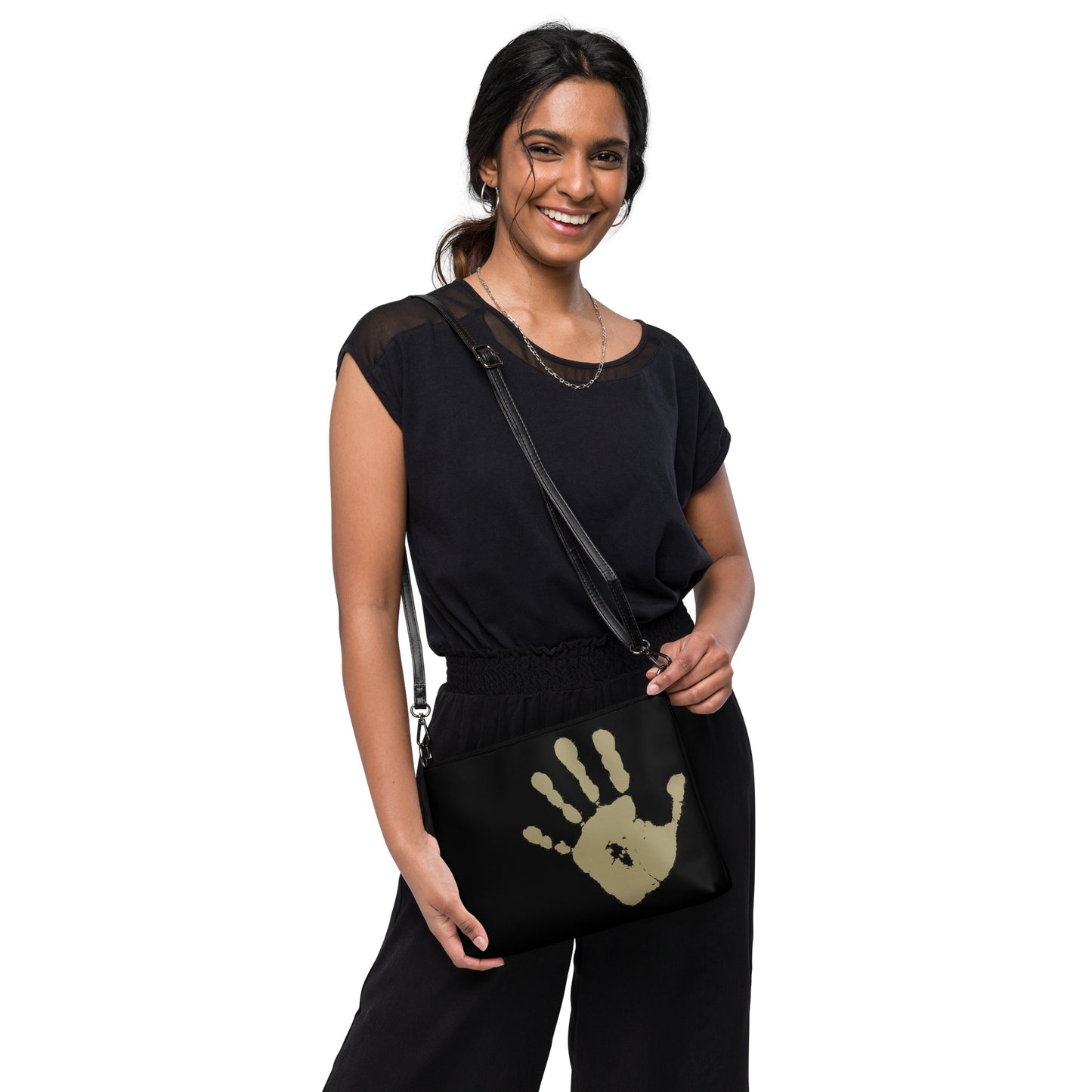 Echo Handprint Crossbody Bag