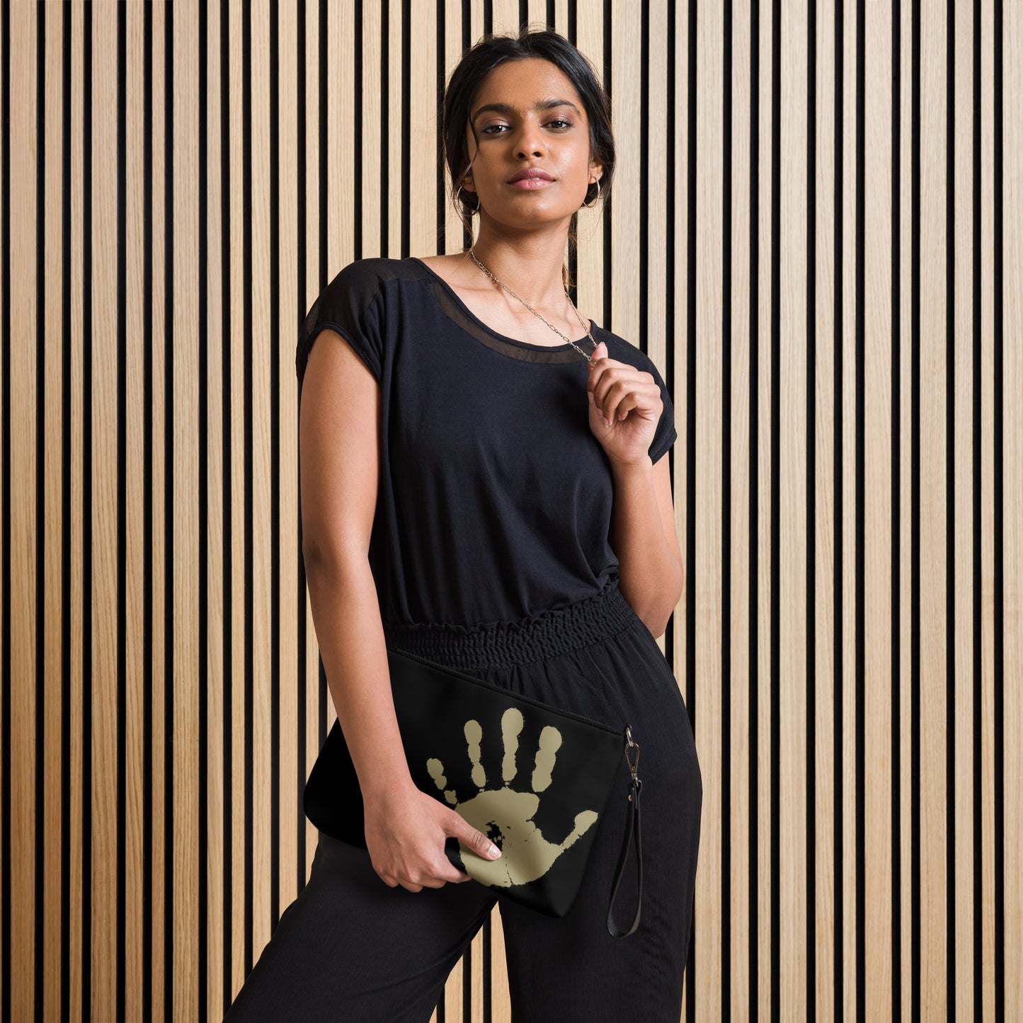 Echo Handprint Crossbody Bag