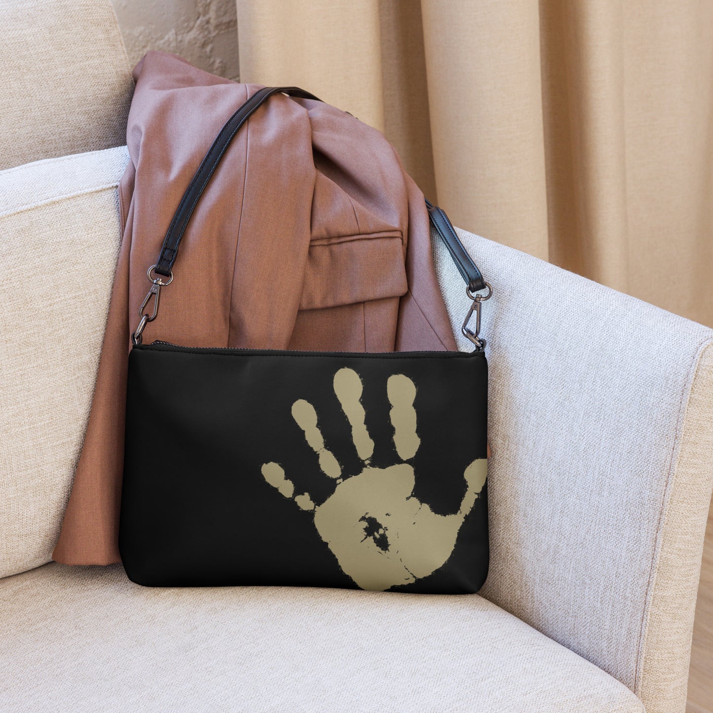 Echo Handprint Crossbody Bag