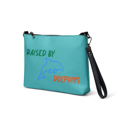 Raised By Dolphins Crossbody Bag