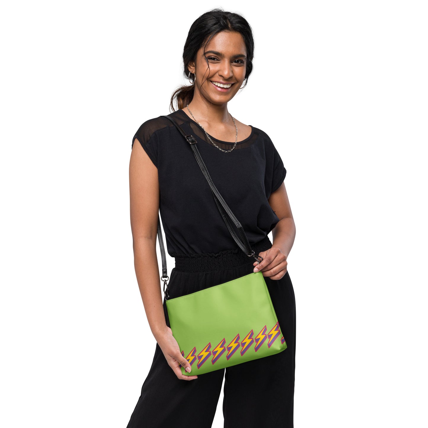 Intergalactic Lightning Bolt Crossbody Bag