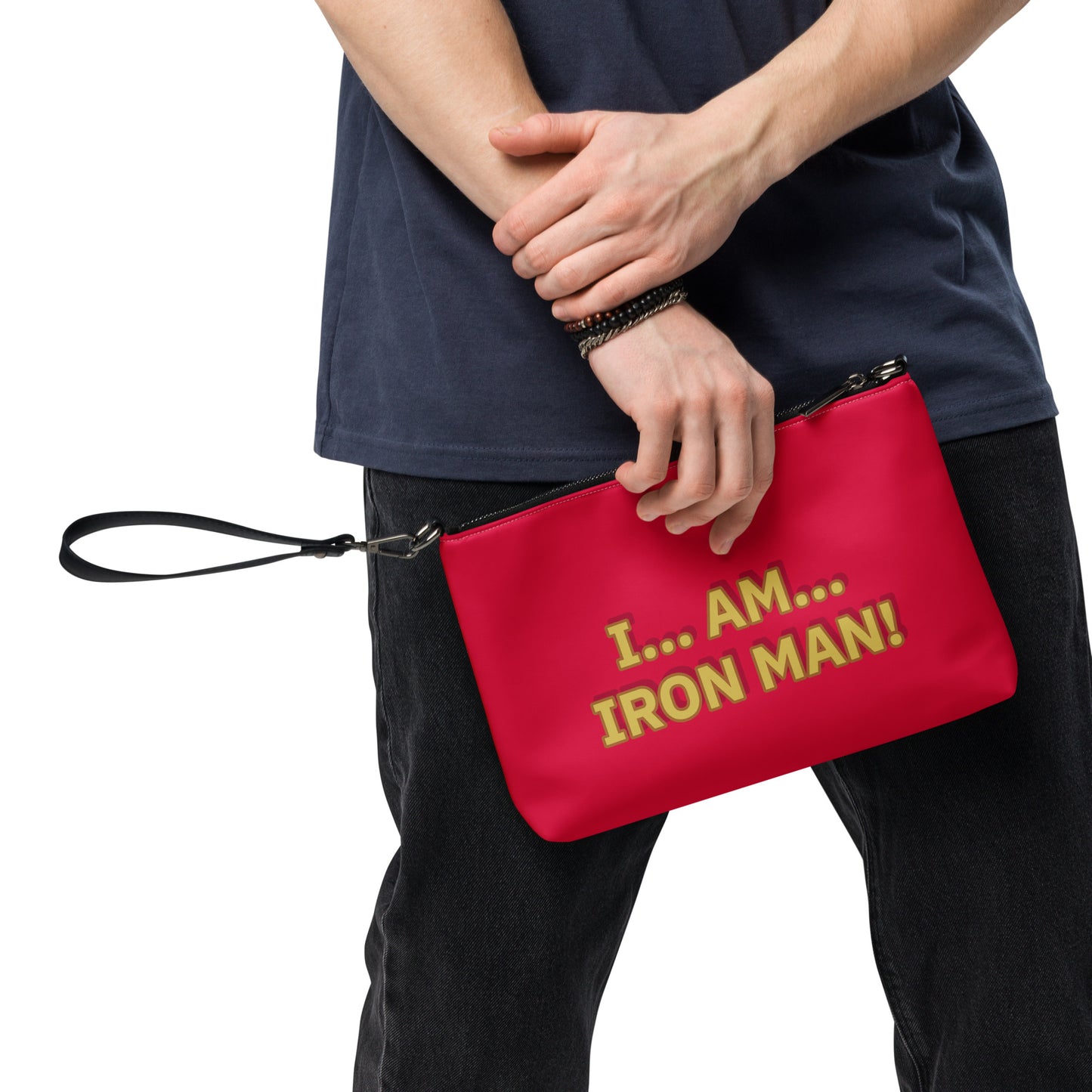 Tony Stark/Thanos Reversible Quotes Crossbody Bag