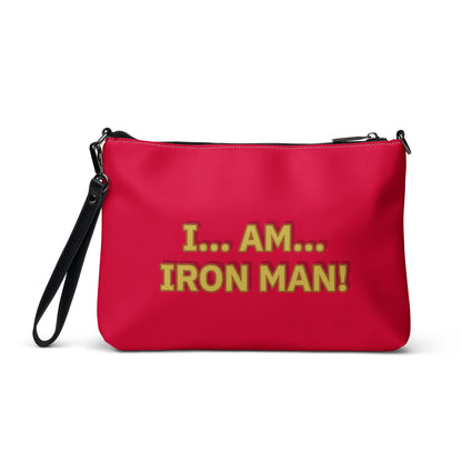 Tony Stark/Thanos Reversible Quotes Crossbody Bag