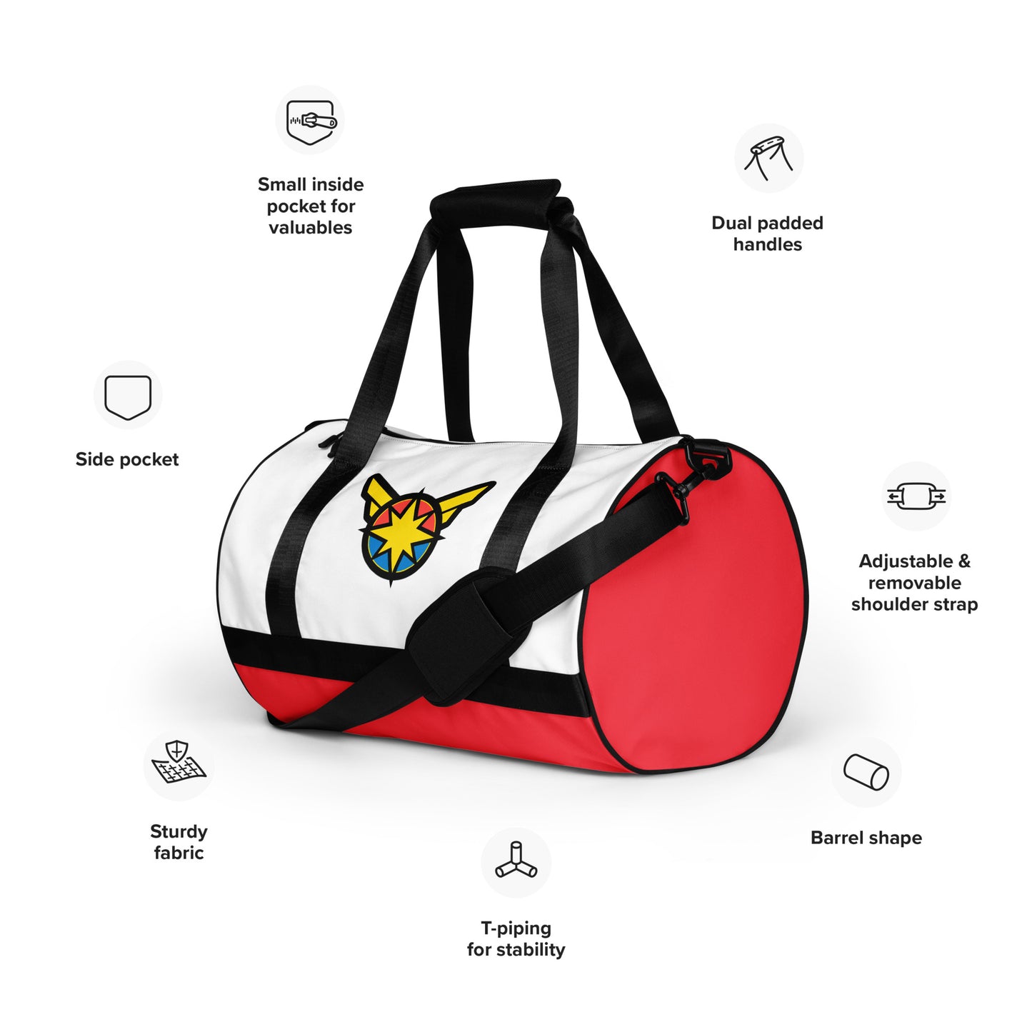 Captain Carol Danvers Gym Bag