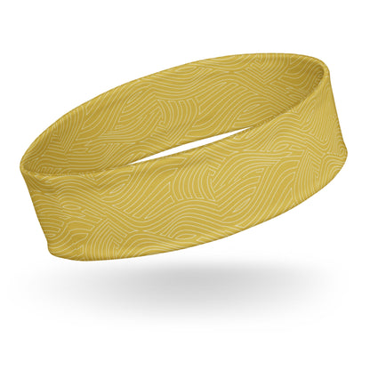 Moon Knight (Gold with White Moon) Headband