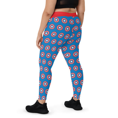 Captain America Shield Leggings