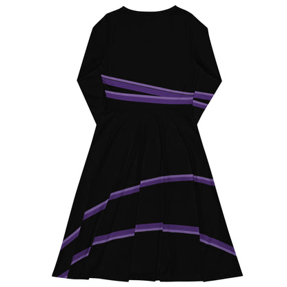 Kate Bishop Costume (One) Long Sleeve Midi Dress