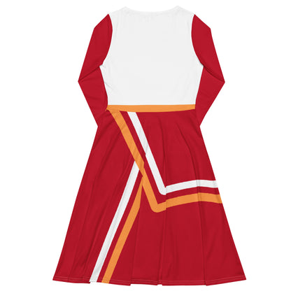 Claire Bennet Cheerleader Heroes Long Sleeve Midi Dress