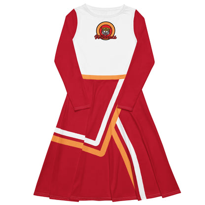 Claire Bennet Cheerleader Heroes Long Sleeve Midi Dress