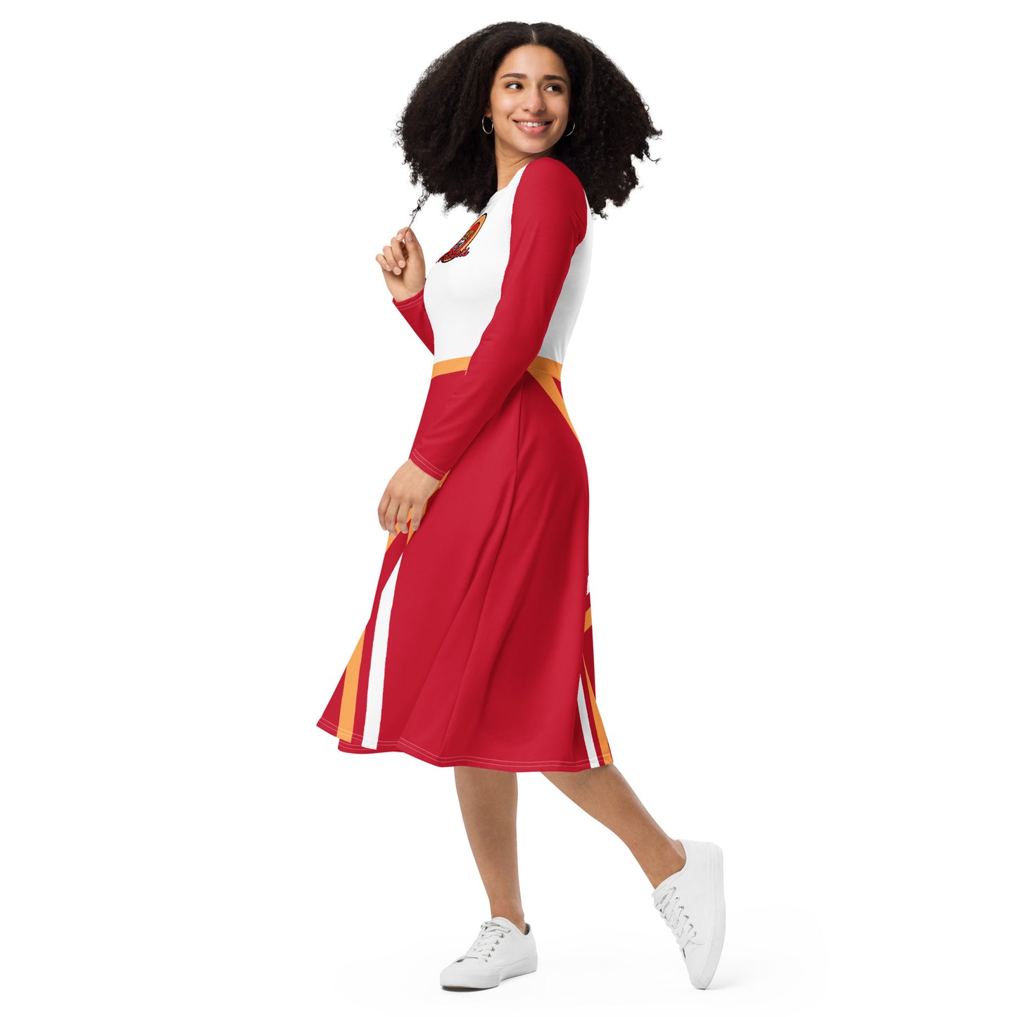 Claire Bennet Cheerleader Heroes Long Sleeve Midi Dress