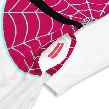 Spider-Gwen Webbing Long Sleeve Midi Dress