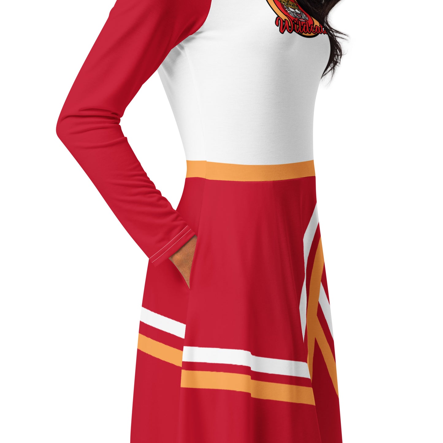 Claire Bennet Cheerleader Heroes Long Sleeve Midi Dress