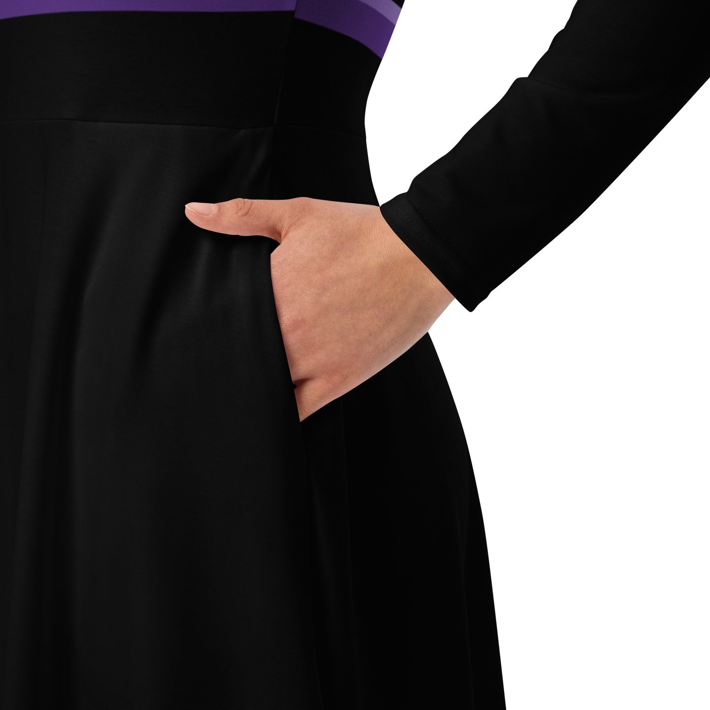 Kate Bishop Costume (One) Long Sleeve Midi Dress