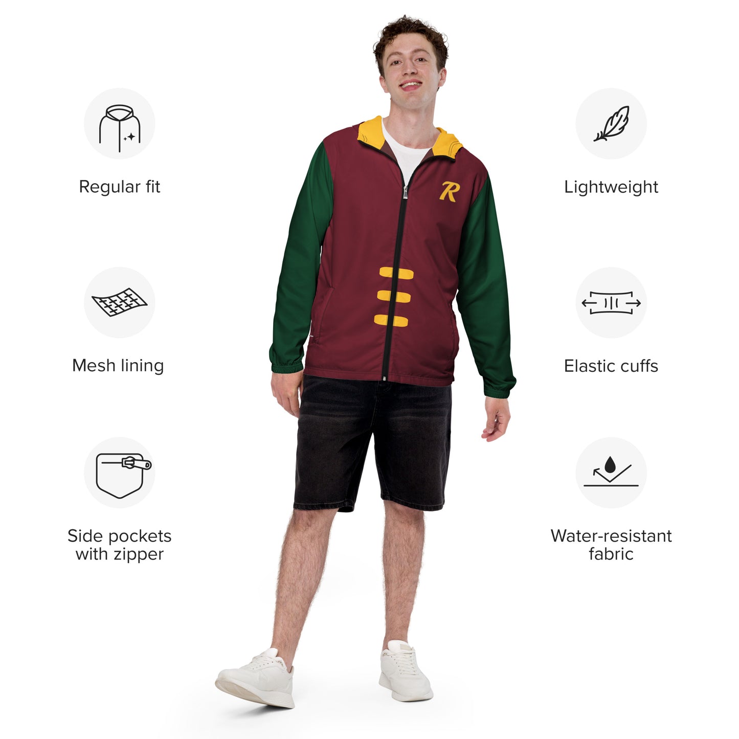 Robin (Dick Grayson Titans) Costume Windbreaker