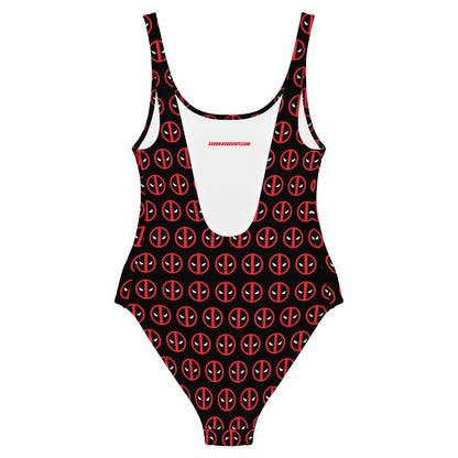 Deadpool (Black) One-Piece Swimsuit