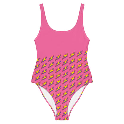 Intergalactic Lightning Bolt One-Piece Swimsuit