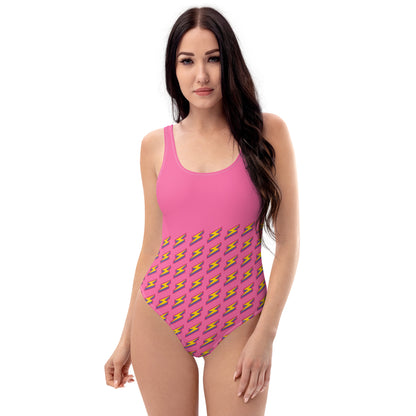 Intergalactic Lightning Bolt One-Piece Swimsuit