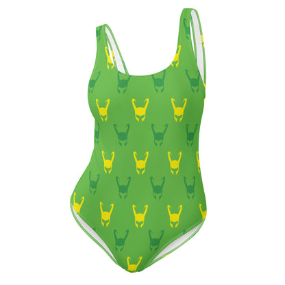 Loki Helmet One-Piece Swimsuit