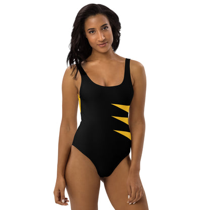 Wolverine (Black and Yellow) One-Piece Swimsuit