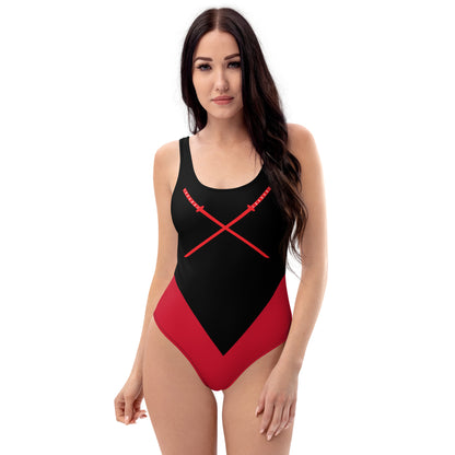 Deadpool Katanas One-Piece Swimsuit