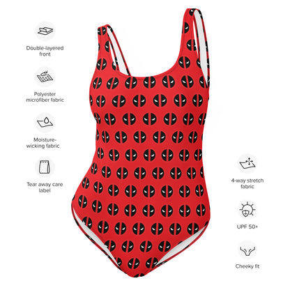 Deadpool (Red) One-Piece Swimsuit