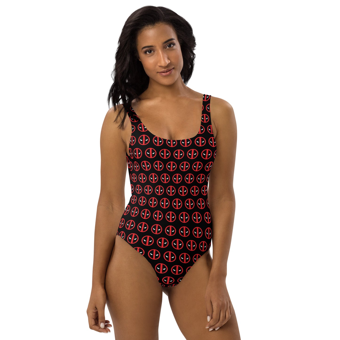 Deadpool (Black) One-Piece Swimsuit