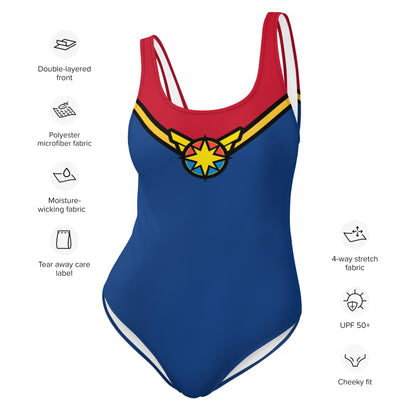 Captain Carol Danvers One-Piece Swimsuit