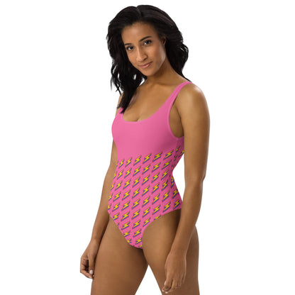 Intergalactic Lightning Bolt One-Piece Swimsuit