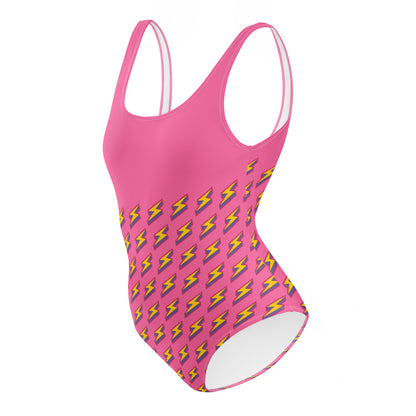 Intergalactic Lightning Bolt One-Piece Swimsuit