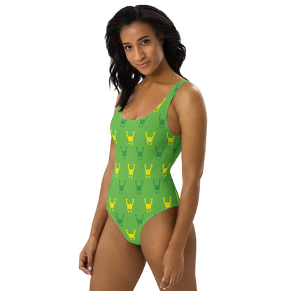 Loki Helmet One-Piece Swimsuit