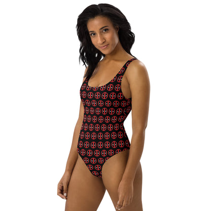 Deadpool (Black) One-Piece Swimsuit