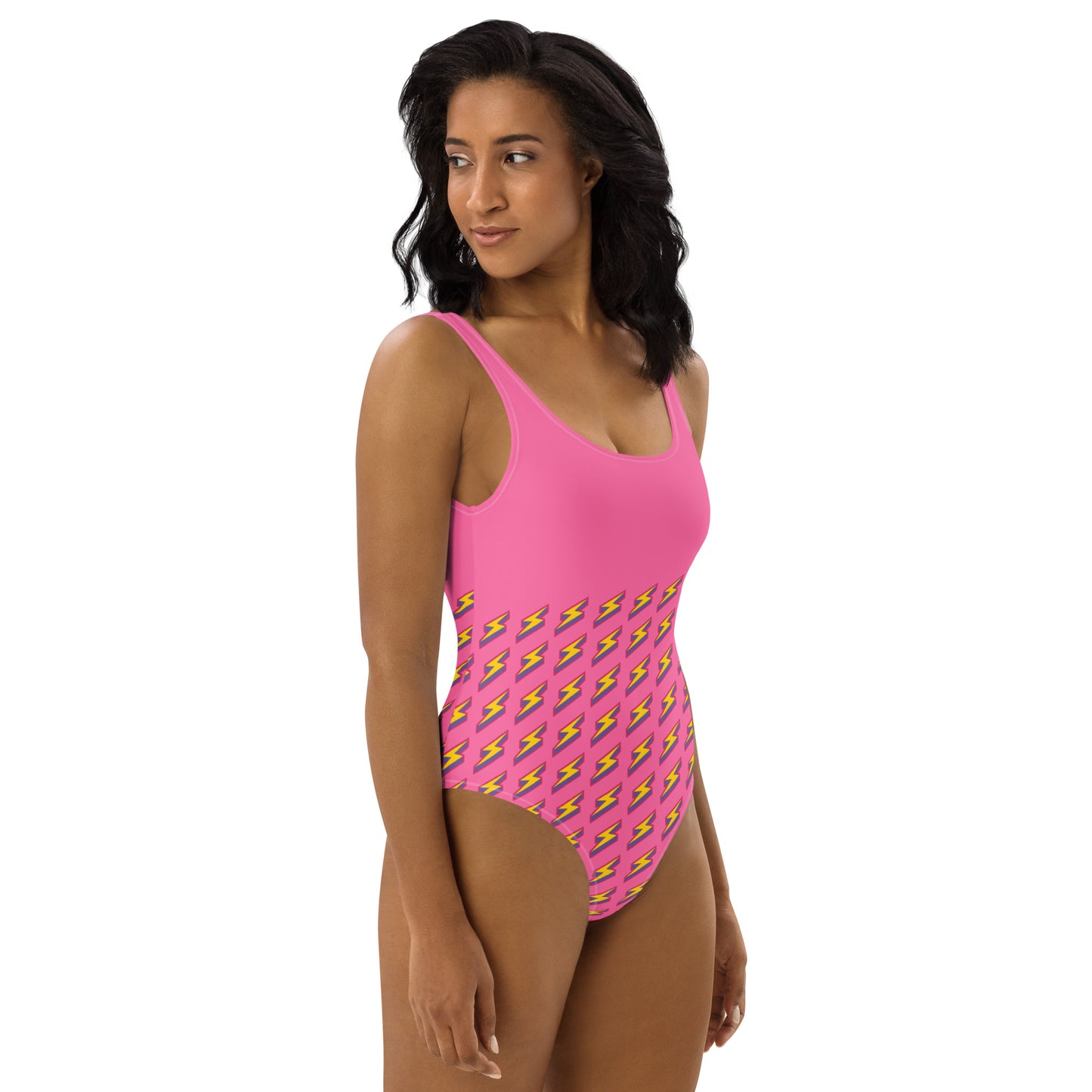 Intergalactic Lightning Bolt One-Piece Swimsuit