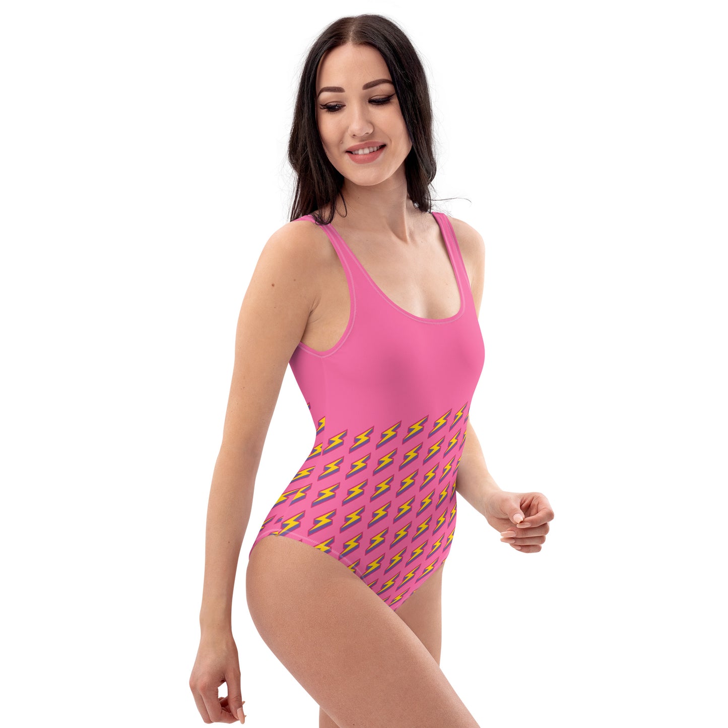 Intergalactic Lightning Bolt One-Piece Swimsuit