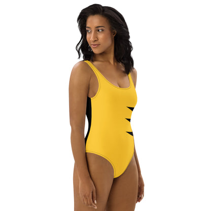 Wolverine (Yellow and Black) One-Piece Swimsuit