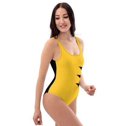 Wolverine (Yellow and Black) One-Piece Swimsuit