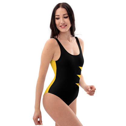 Wolverine (Black and Yellow) One-Piece Swimsuit