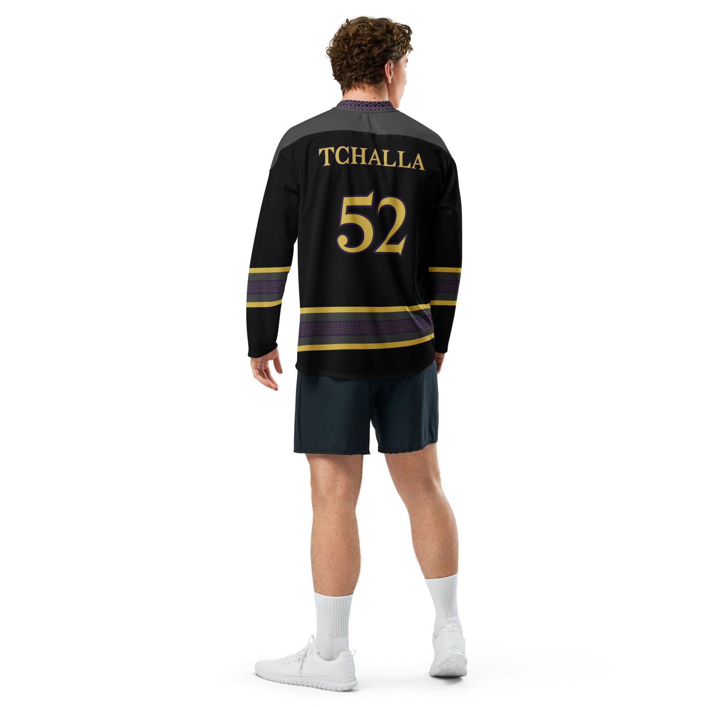 T'Chala Black Panther Hockey Jersey