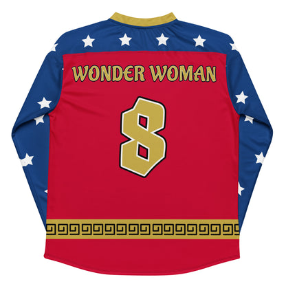 Themescara Wonder Woman Hockey Jersey