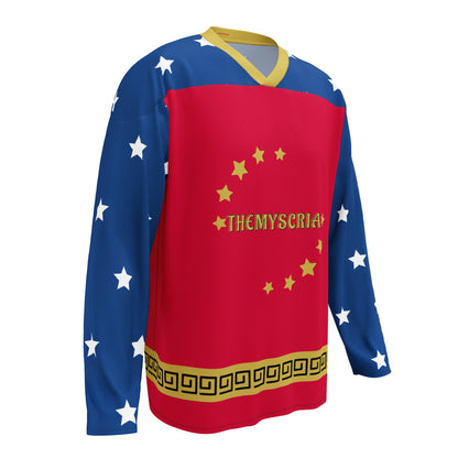 Themescara Wonder Woman Hockey Jersey