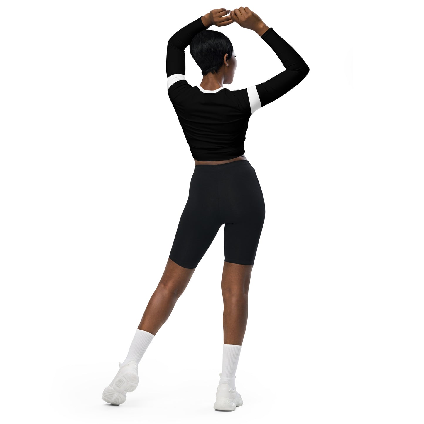 Monica Rambeau Costume Long-Sleeve Crop Top