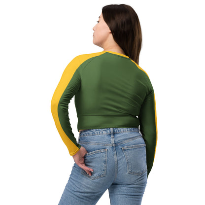 Rogue Costume Long-Sleeve Crop Top