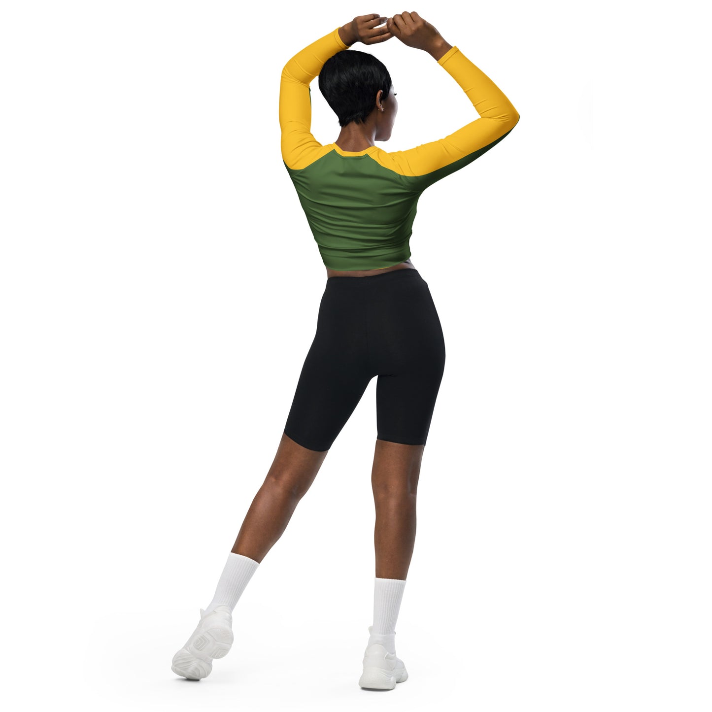 Rogue Costume Long-Sleeve Crop Top