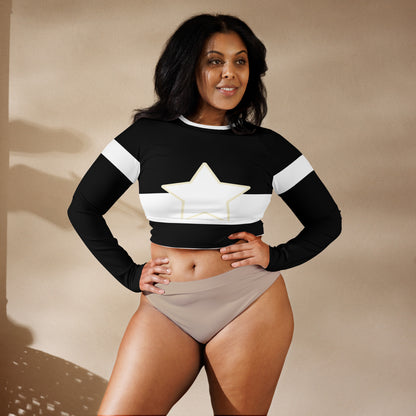 Monica Rambeau Costume Long-Sleeve Crop Top