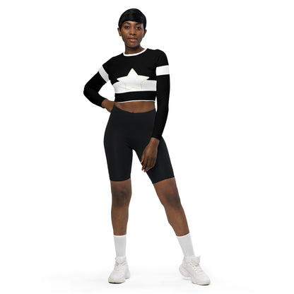 Monica Rambeau Costume Long-Sleeve Crop Top