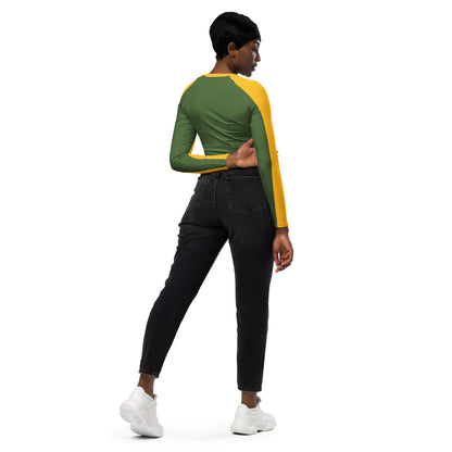 Rogue Costume Long-Sleeve Crop Top