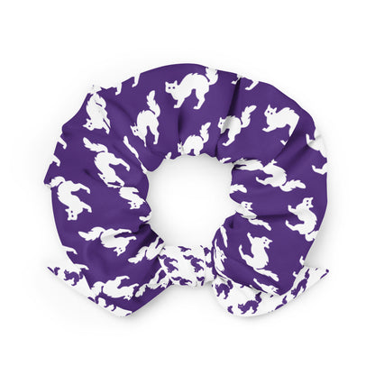 Agatha Harkness Bewitched Cat (Purple) Recycled Scrunchie