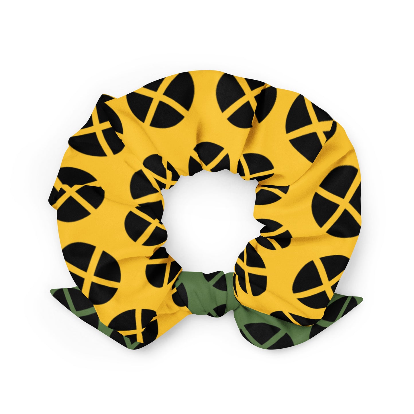 Rogue (Yellow/Green) Recycled Scrunchie